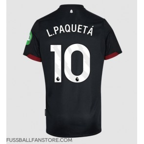 West Ham United Lucas Paqueta #10 Replik Auswärtstrikot 2024-25 Kurzarm